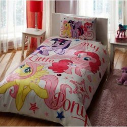 Полуторный детский комплект постельного белья «My Little Pony Stars»