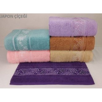 Набор махровых полотенец «Japon-Cicegi»