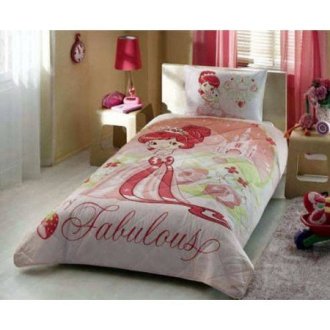 Детское покрывало «Strawberry Shortcake Fabulous» + наволочка Детское покрывало «Strawberry Shortcake Fabulous» + наволочка