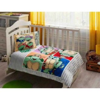 Детское постельное бельё Tac ранфорс Ninja Turtles Baby