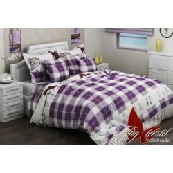 Подростковое постельное белье Tag R2068 violet