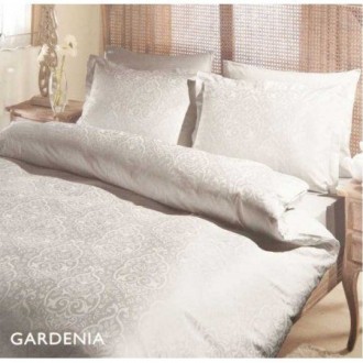 Постельное белье Tac жаккард Gardenia tas серый евро