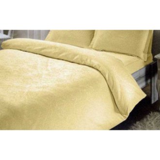 Постельное белье Tac жаккард Karois gold золотой евро