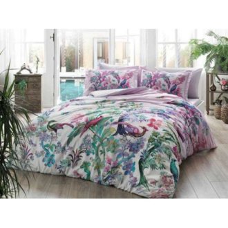Постельное бельё евро Galena Lila
