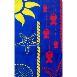 Детское пляжное полотенце  Морская звезда