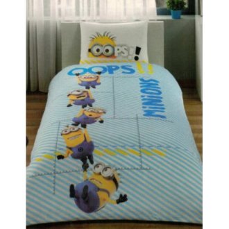 Детское покрывало Minions at Work + наволочка