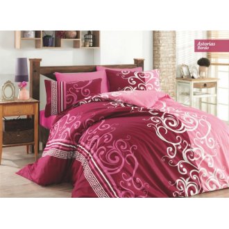 Постельное бельё Ecosse ранфорс Astorias Bordo