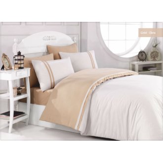 Постельное бельё Ecosse ранфорс Gold ekru