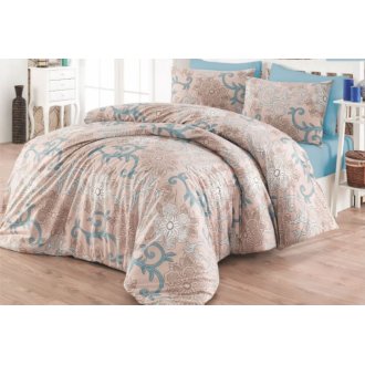 Постельное бельё Ecosse ранфорс Nely Kahve