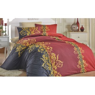 Постельное бельё Ecosse (Турция) ранфорс Neron Bordo