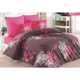 Постельное бельё Ecosse (Турция) ранфорс Veronica Fusya