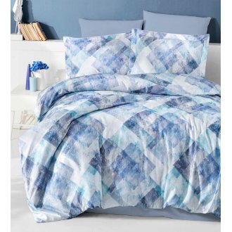 Постельное бельё Ecosse сатин Aura голубое