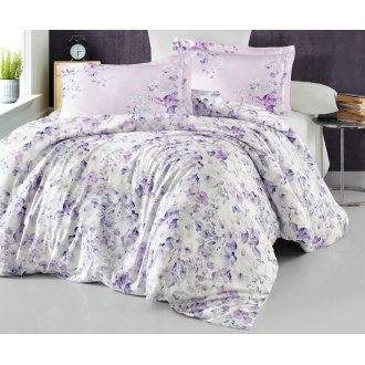 Постельное бельё Ecosse сатин Lilya лиловое