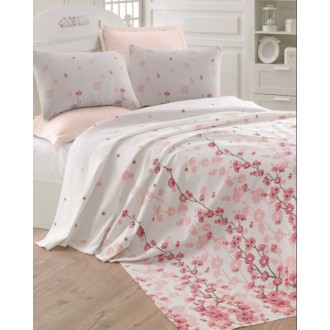 Пике покрывало Eponj Home 200*235 Coretta a.pembe