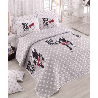 Стеганное покрывало Eponj Home Boston gri