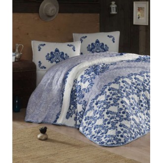 Стеганное покрывало Eponj Home Hunkar mavi