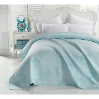 Жаккардовое покрывало Eponj Home Kristal suyesil 200*230