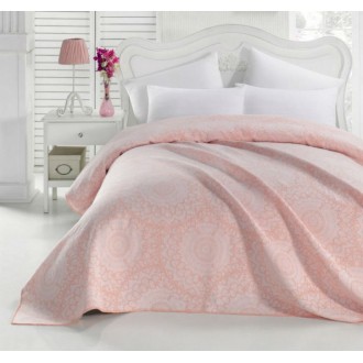 Жаккардовое покрывало Eponj Home Mandala pudra 200*230