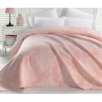 Жаккардовое покрывало Eponj Home Kristal pudra 200*230