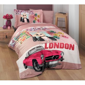 Подростковое постельное белье 3D First Choice Digital Satin Cotton London Подростковое постельное белье 3D First Choice Digital Satin Cotton London