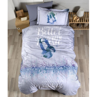 Подростковое постельное белье First Choice ранфорс Digital Exclusive Sound