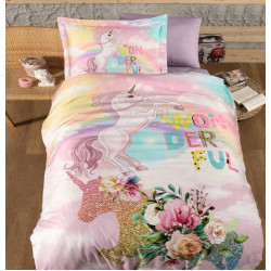 Детское постельное белье 3D First Choice Digital Satin Cotton Rainbow