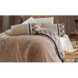 Постельное бельё First Choice (Турция) ранфорс Gina Krem