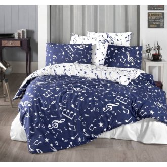 Постельное белье First Choice (Турция) ранфорс Major Navy Blue