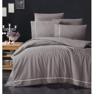 Постельное белье евро First Choice (Турция) Ranforce Deluxe Alisa Lilac