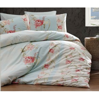 Постельное бельё First Choice (Турция) ранфорс Saravin Mint