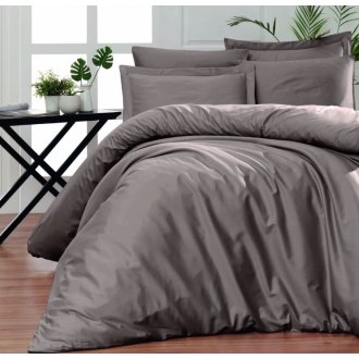 Однотонное постельное белье First Choice Satin Cotton Snazzy Vizon