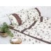 Фланелевое постельное белье Novita 40-0996 Brown