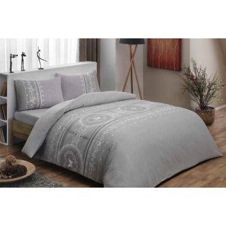 Фланелевое постельное бельё Sonya gri