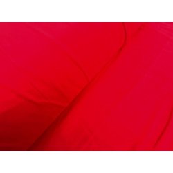 Фланелевое постельное белье однотонное Красное