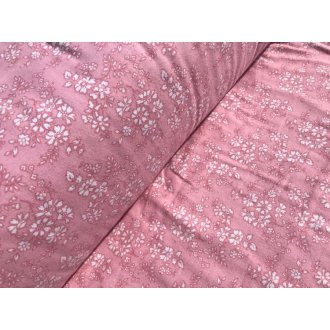 Фланелевое постельное белье Маргаритка розовая