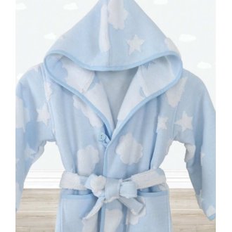 Халат детский Irya Cloud Mavi 5-6 лет