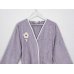 Женский махровый халат Irya Lona lila лиловый
