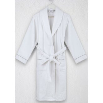 Женский махровый халат Irya Roya beyaz белый
