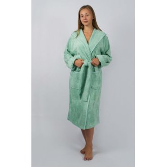 Женский махровый халат Irya Tender yesil зелёный