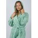 Женский махровый халат Irya Tender yesil зелёный