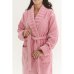 Женский махровый халат Irya Waves pembe L/XL