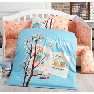 Детское постельное белье Hobby Dream Clock блакитний