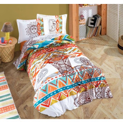 Подростковое постельное белье Hobby Poplin Mandala цветное