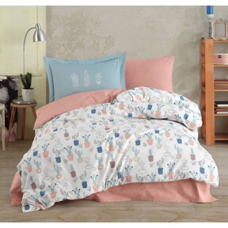 Подростковое постельное белье Hobby Poplin Paradise голубое Подростковое постельное белье Hobby Poplin Paradise голубое