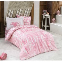 Детское постельное белье Hobby poplin Love розовый