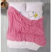 Простынь махровая Iris Home Azalea pink розовая