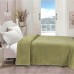 Простынь махровая Iris Home Green olive