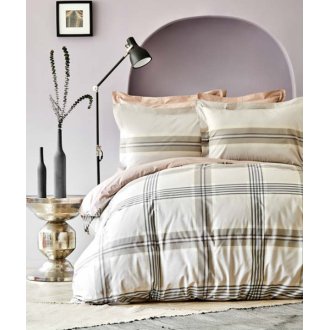 Постельное бельё евро Karaca Home Desi bej