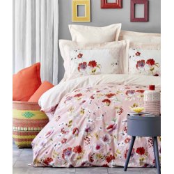 Постельное бельё евро Karaca Home Elia pembe