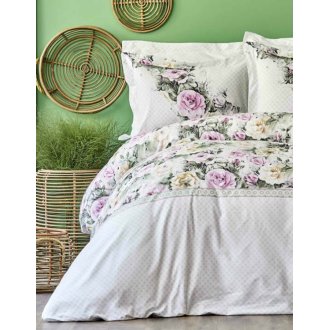 Постельное бельё евро Karaca Home Elsa pembe